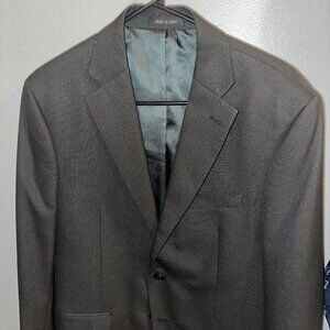 Calvin Klein Men's Charcoal Suit Jacket / Sports Coat - Size 40S